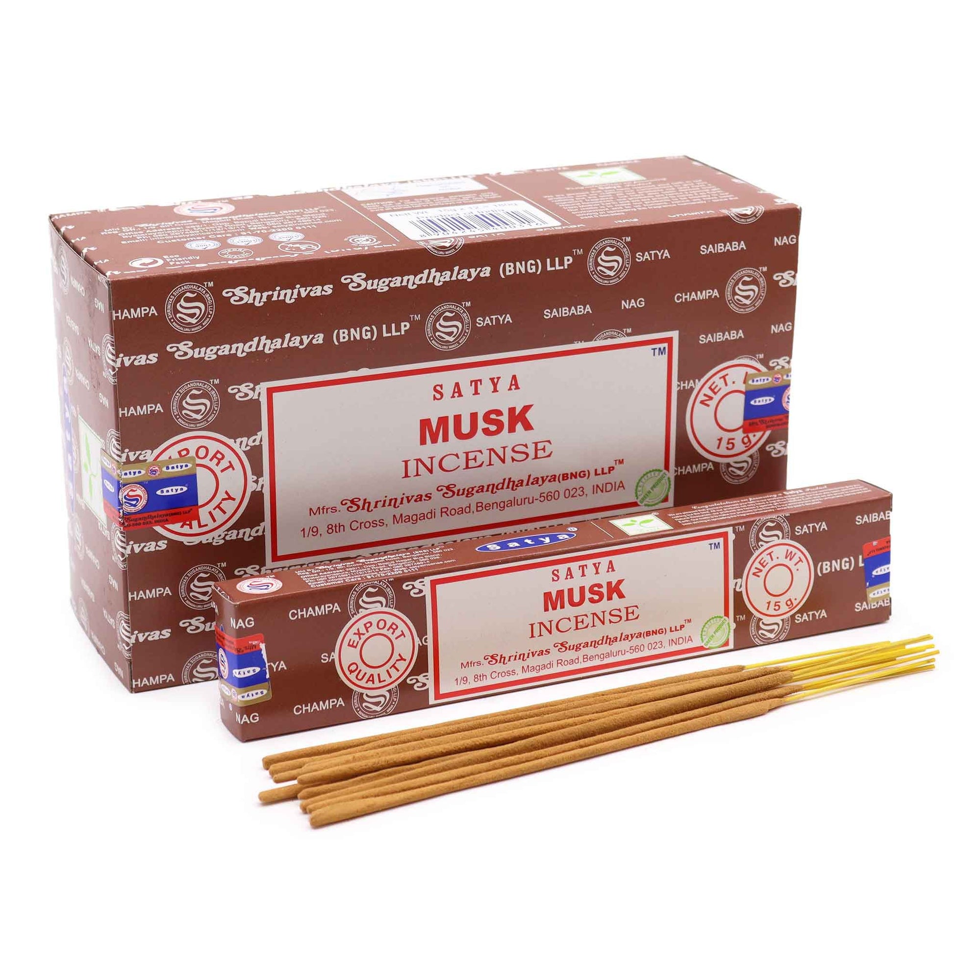 Hand-rolled incense sticks with a rich musk fragrance, perfect for creating a bright and energising atmosphere.