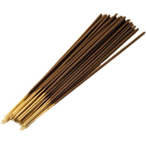 Large bundle of raw brown unfragranced incense sticks for DIY home fragrance making.