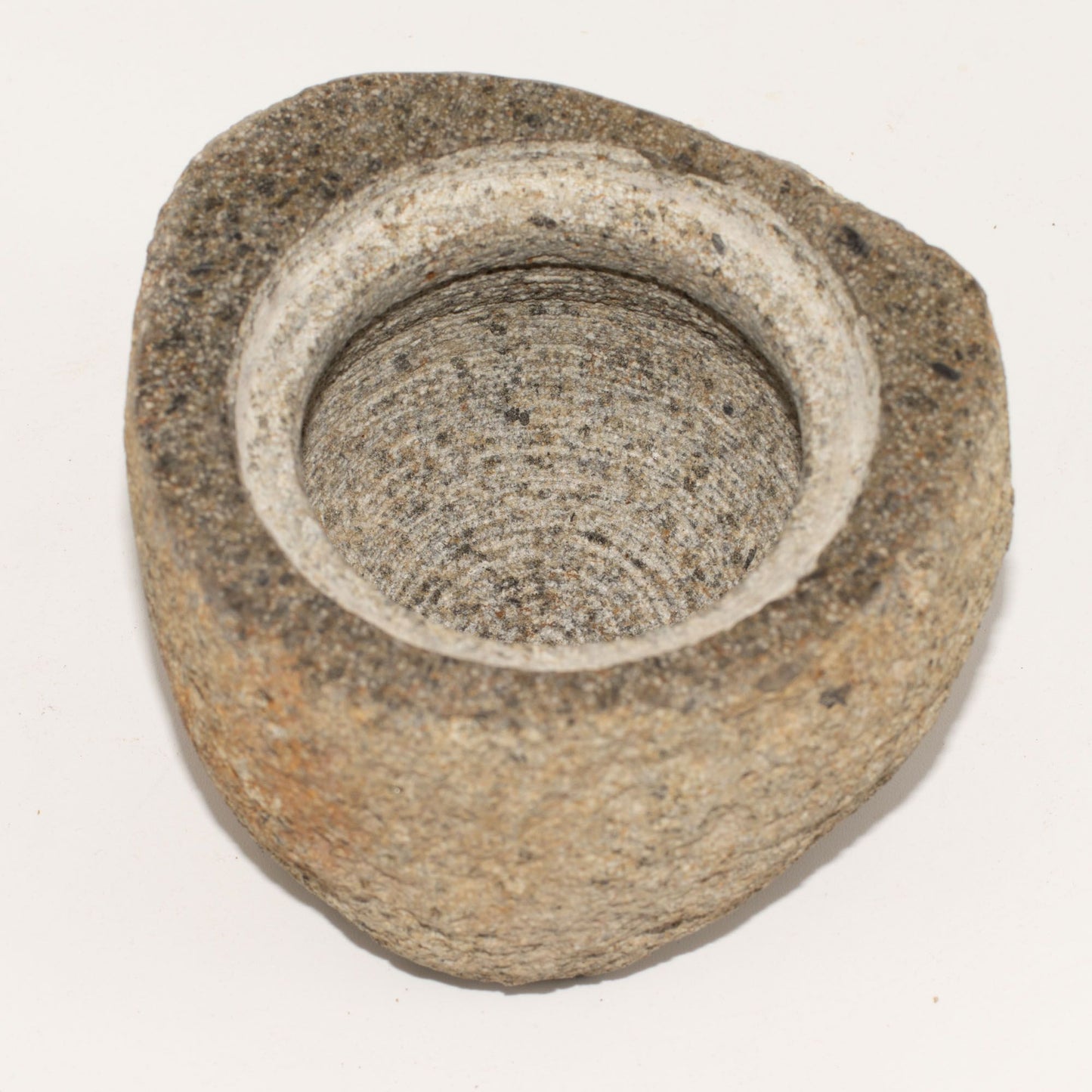 Natural Riverstone Grounding Pot -Medium (aprox 12x8cm)