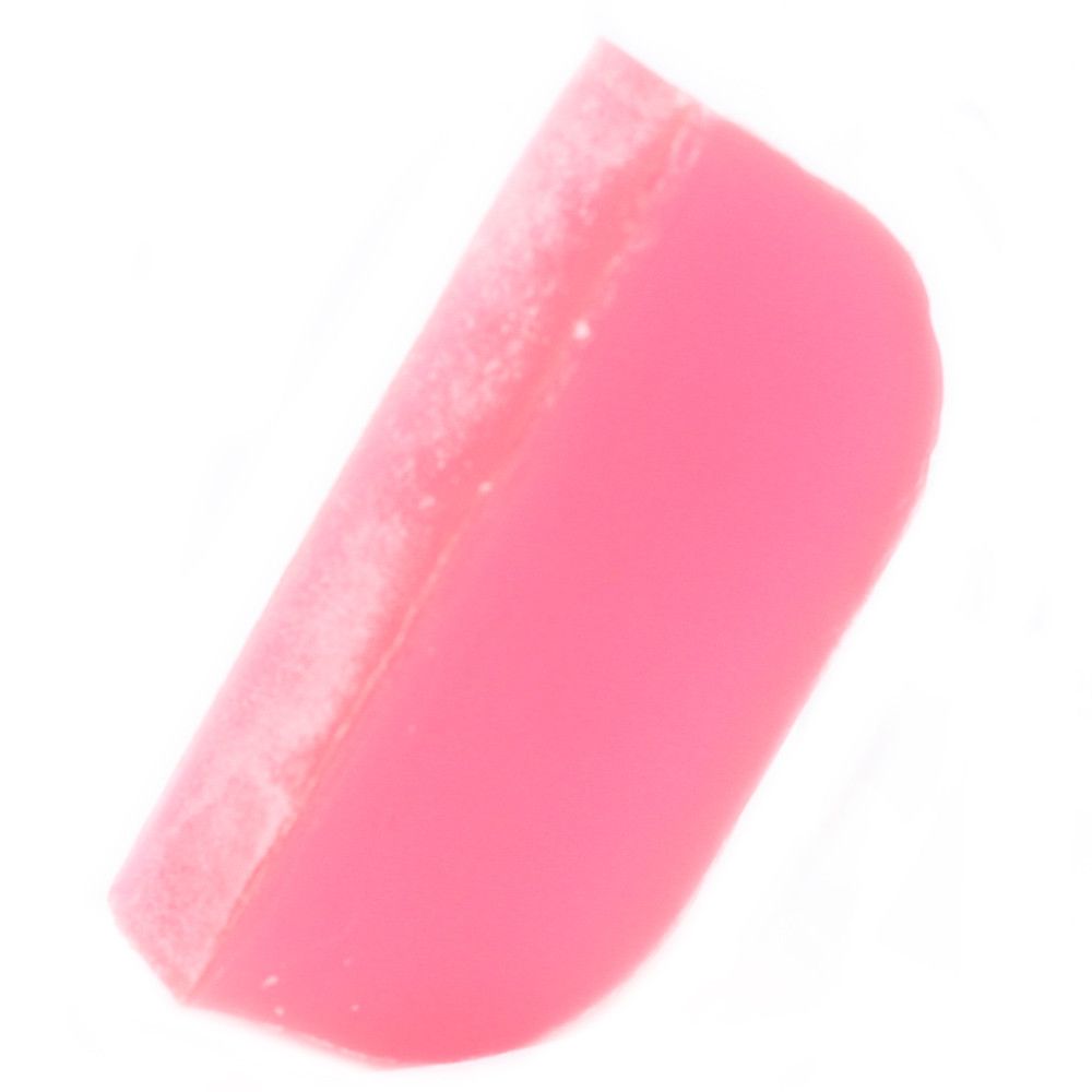 Handmade solid shampoo bar with vivid colours and a smooth texture, infused with jasmine and argan oil.