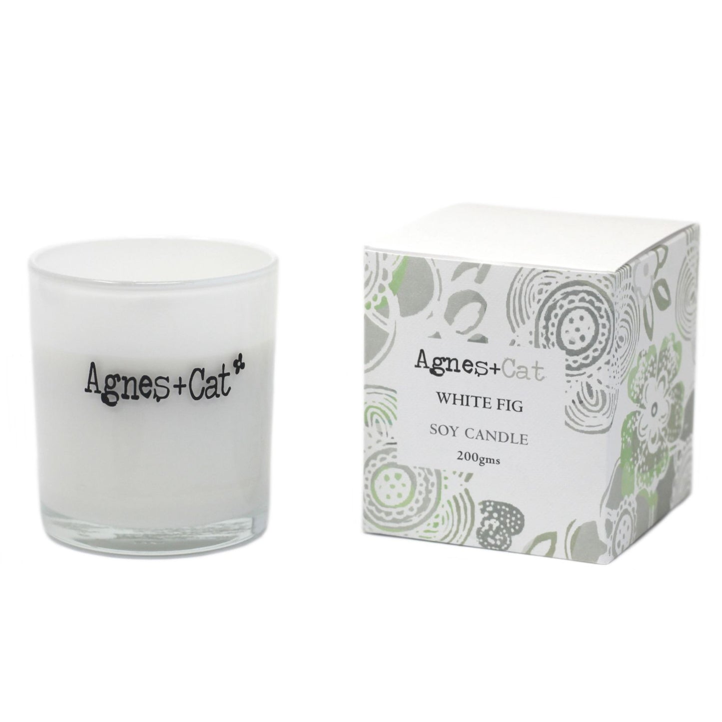 Agnes + Cat Votive Candle - White Fig