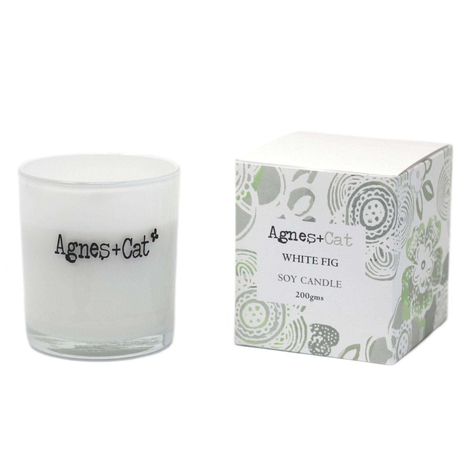 Agnes + Cat Votive Candle - White Fig