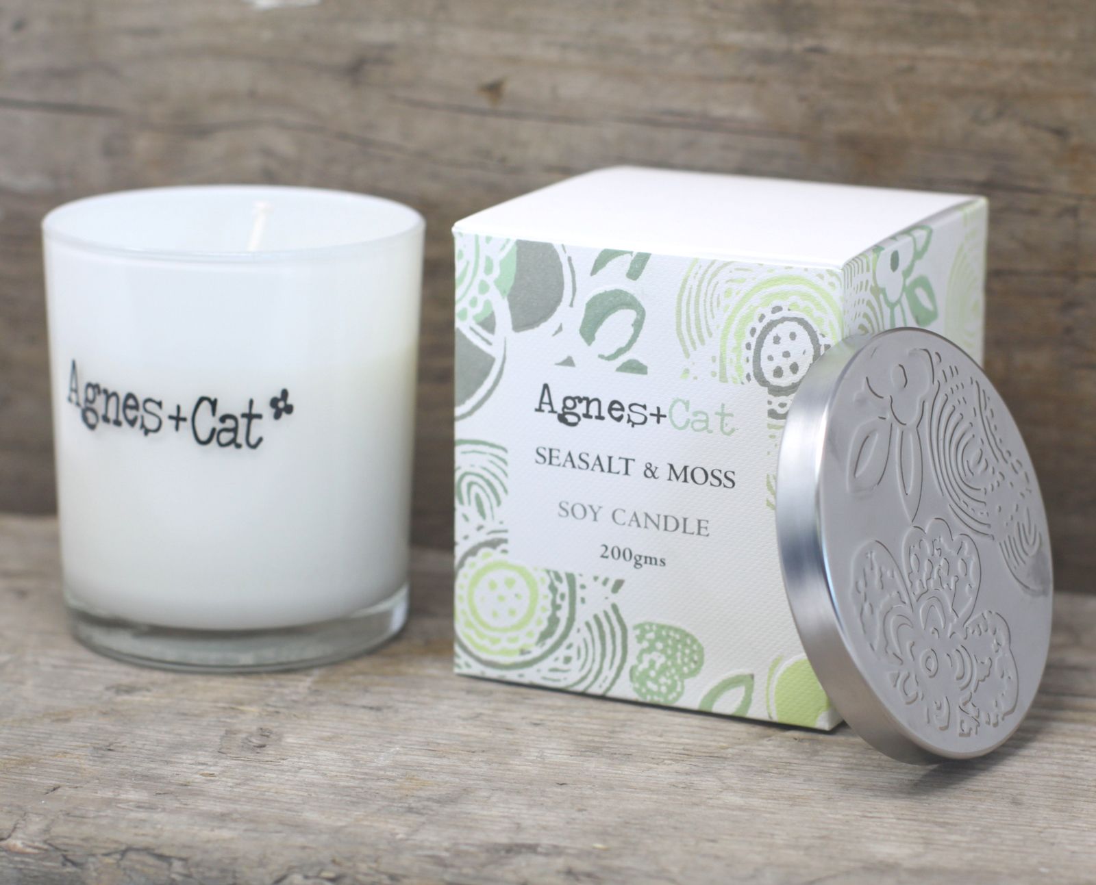 Agnes + Cat Votive Candle - Velvet Moon