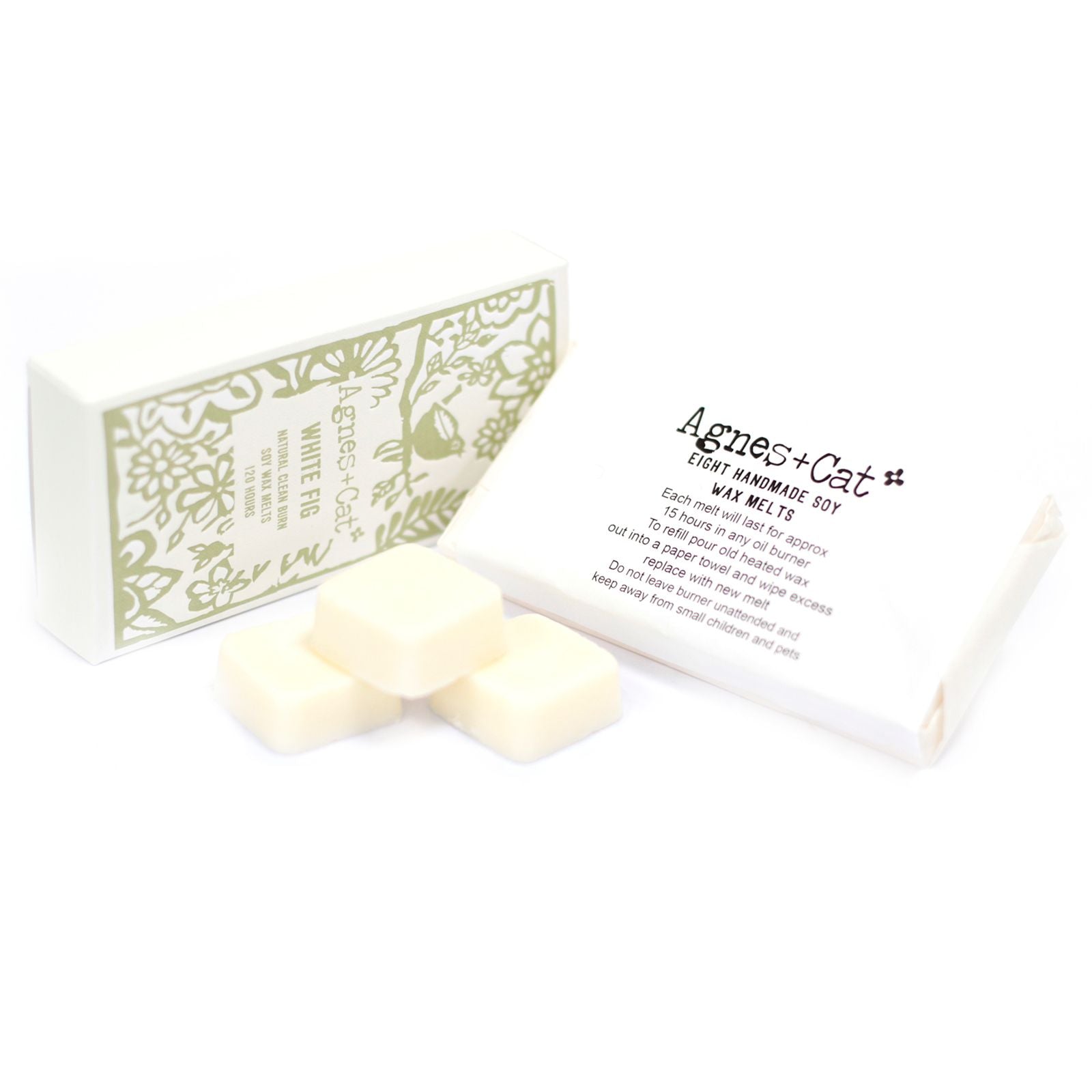 Agnes + Cat Box of 8 Wax Melts - White Fig
