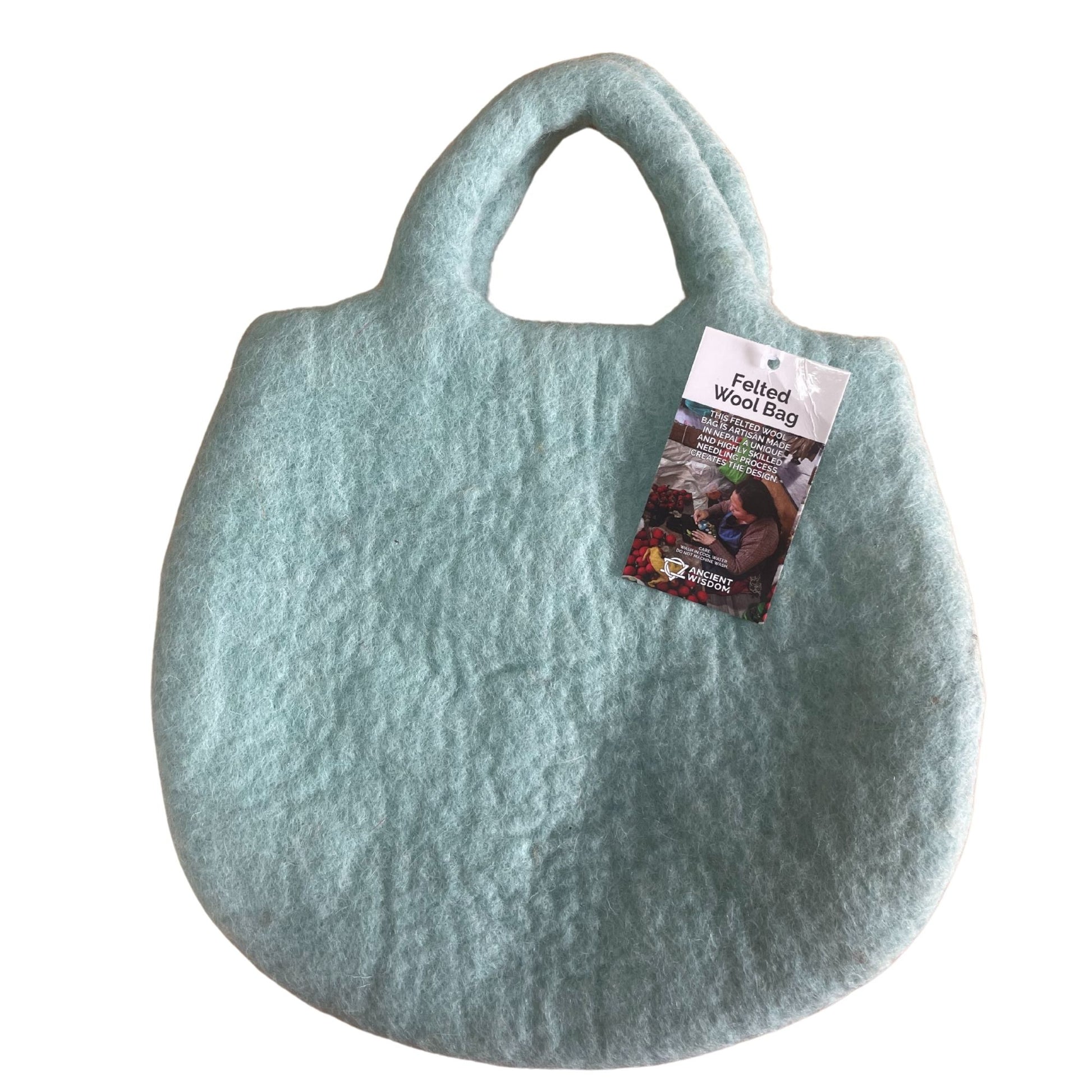 Tree and Beehive Felted Bag