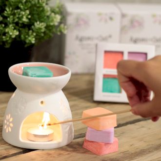 Wax Melter with Four Soy Wax Melts